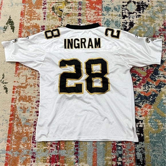 Mark Ingram New Orleans Saints Reebok NFL Football Stitched Jersey - Picture 2 of 11